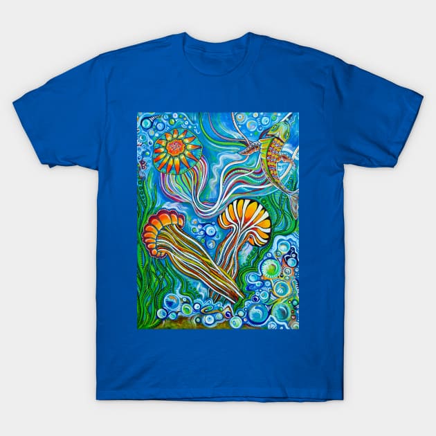 Jellyfishies T-Shirt by LauraMcGowanArt